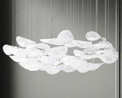 现代艺术吊灯3D模型下载